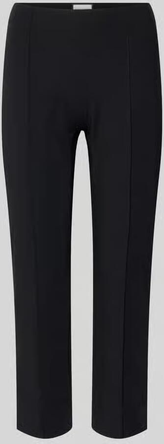 SEDUCTIVE Skinny fit capribroek met vaste persplooien - Foto 2