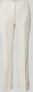 SEDUCTIVE Flared cut broek met persplooien model 'MINESSE'