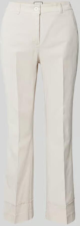 SEDUCTIVE Flared cut broek met persplooien model 'MINESSE' - Foto 3