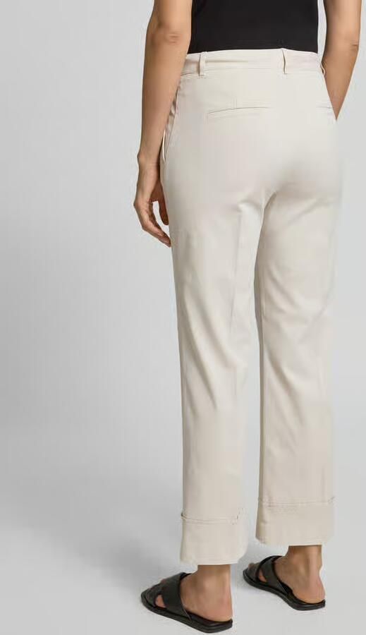 SEDUCTIVE Flared cut broek met persplooien model 'MINESSE' - Foto 3
