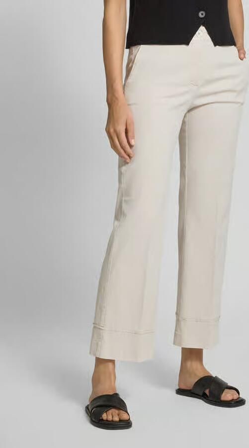 SEDUCTIVE Flared cut broek met persplooien model 'MINESSE' - Foto 4