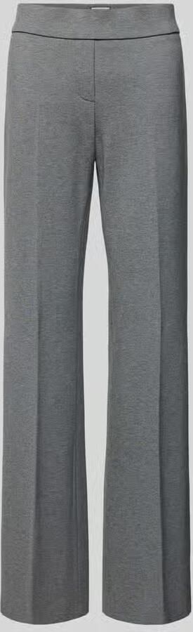 SEDUCTIVE Flared stoffen broek met persplooien model 'NANOU' - Foto 2