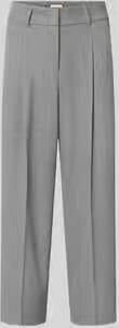 SEDUCTIVE Regular fit bandplooibroek met viscose met wol model 'SLOANNE'