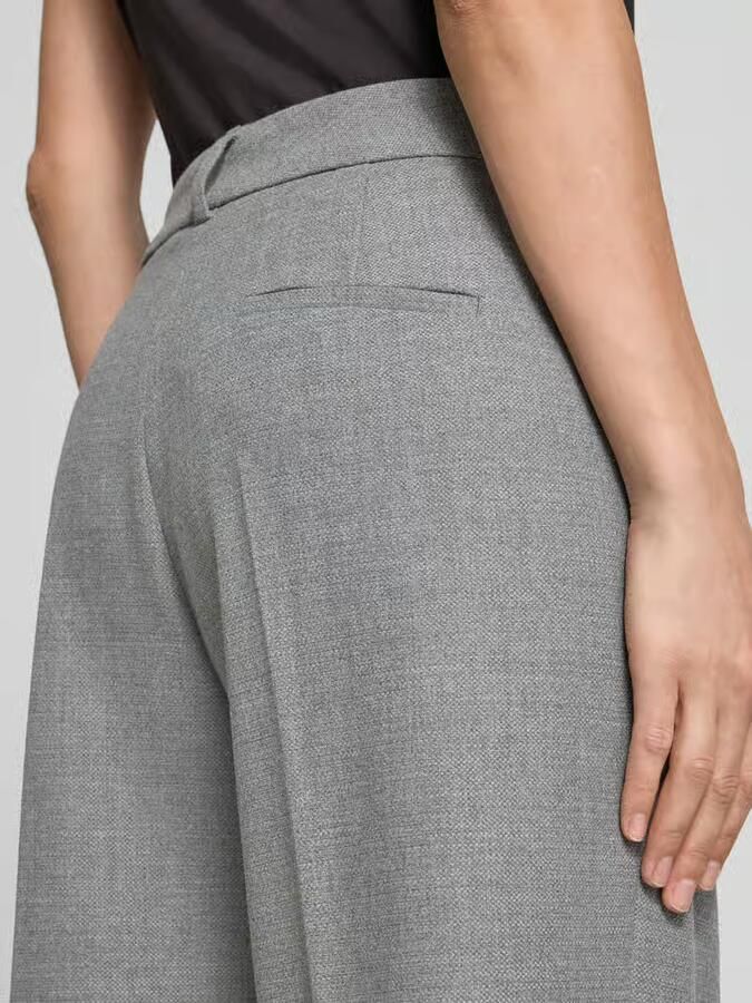 SEDUCTIVE Regular fit bandplooibroek met viscose met wol model 'SLOANNE' - Foto 2
