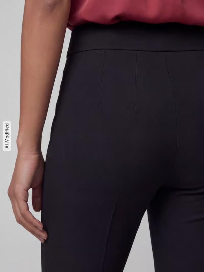 SEDUCTIVE Stoffen broek van viscosemix met persplooien model 'NANOU'