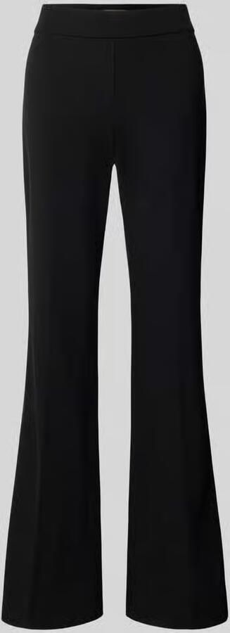 SEDUCTIVE Straight leg stoffen broek met elastische band model 'NANOU'