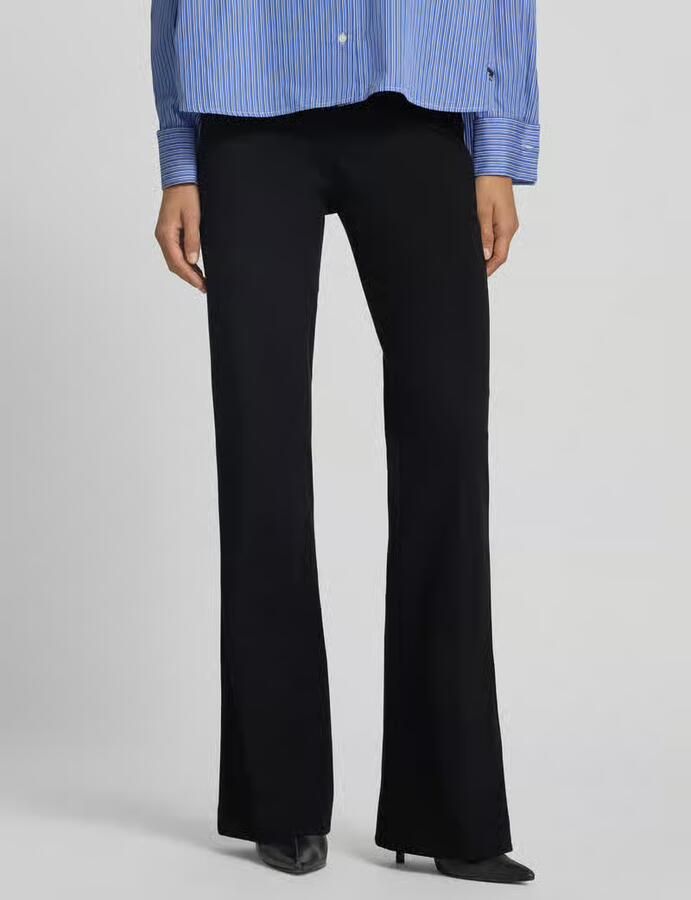 SEDUCTIVE Straight leg stoffen broek met elastische band model 'NANOU' - Foto 2
