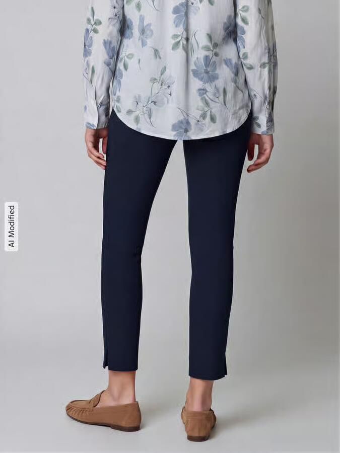 SEDUCTIVE Skinny fit stoffen broek met verkort model 'SABRINA' - Foto 3