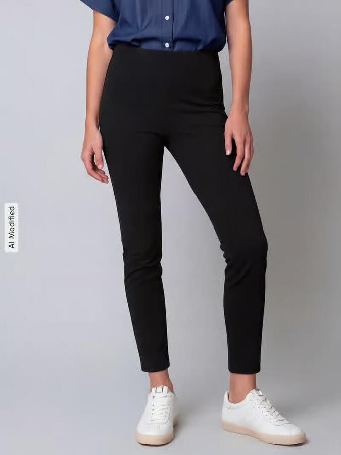 SEDUCTIVE Stoffen broek met elastische band model 'SABRINA' - Foto 3