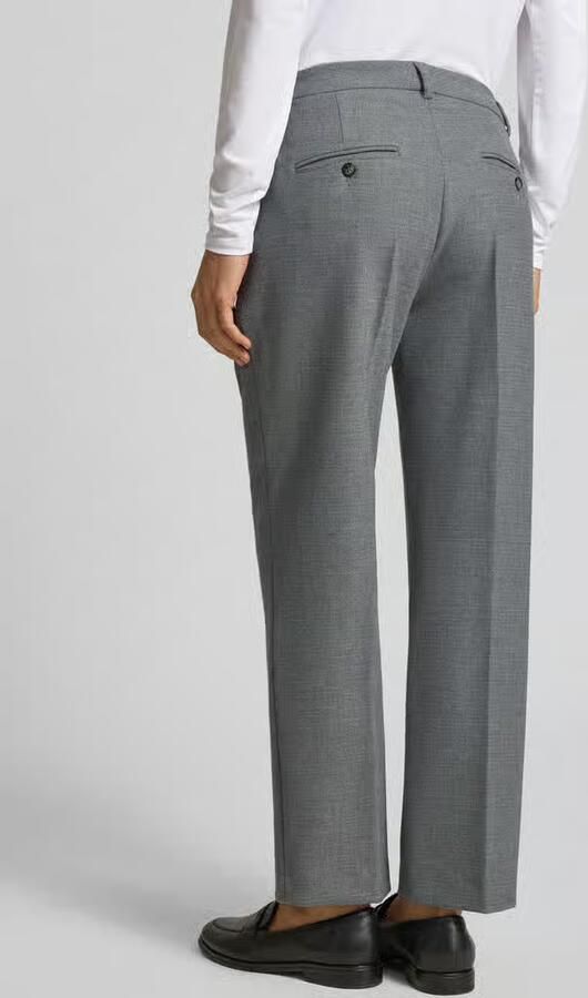 SEDUCTIVE Regular fit stoffen broek met verkorte pasvorm model 'MARY'