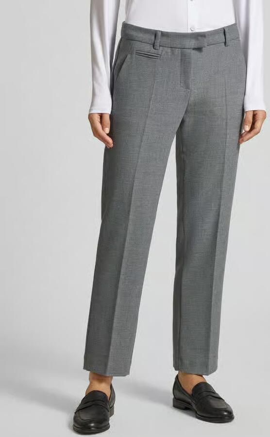 SEDUCTIVE Regular fit stoffen broek met verkorte pasvorm model 'MARY' - Foto 2