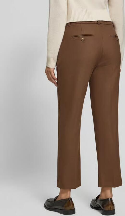SEDUCTIVE Regular fit stoffen broek met verkorte pasvorm model 'MARY'