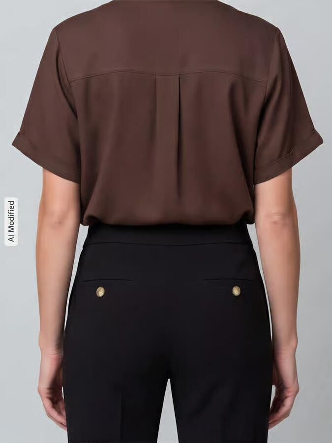 SEDUCTIVE regular fit wijde broek met viscose model 'ALARA'