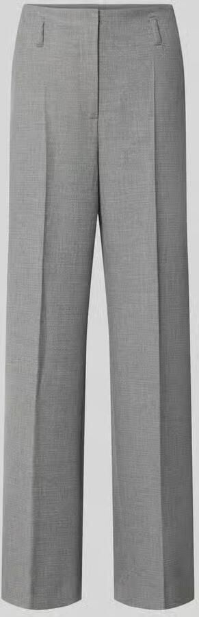 SEDUCTIVE Regular fit wijdte broek met mix van viscose en wol model 'ENIE'