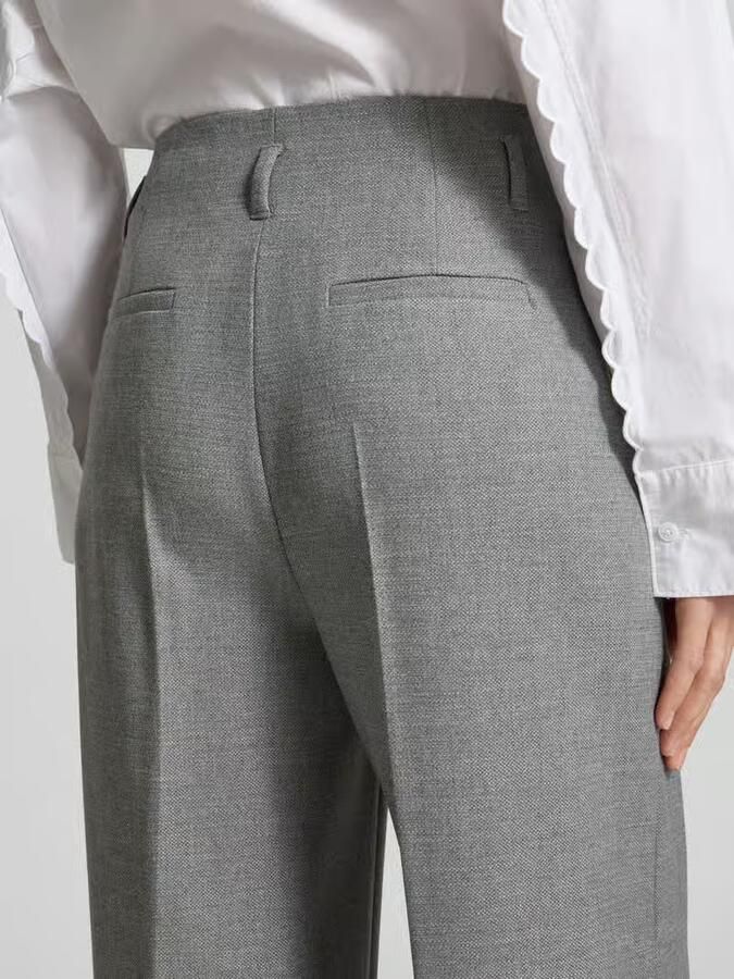 SEDUCTIVE Regular fit wijdte broek met mix van viscose en wol model 'ENIE' - Foto 2