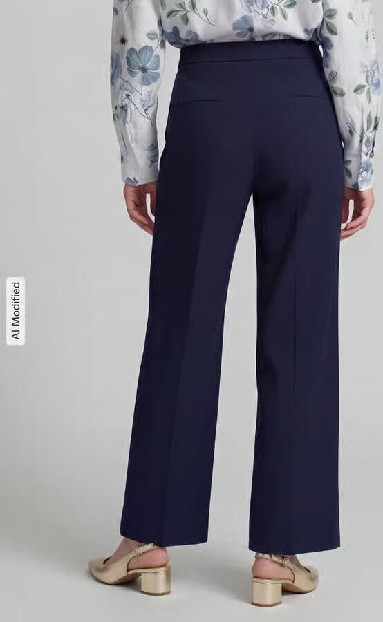 SEDUCTIVE regular fit wijdte broek met viscose model 'BRIDGET' - Foto 3