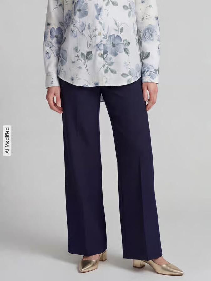 SEDUCTIVE regular fit wijdte broek met viscose model 'BRIDGET' - Foto 2
