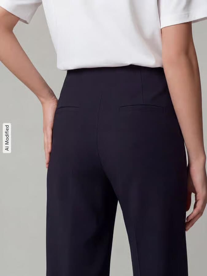 SEDUCTIVE Regular fit wijdte broek van viscosemix model 'KIMBERLEY'