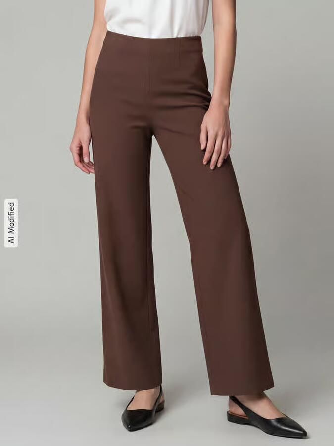 SEDUCTIVE Regular fit wijdte broek van viscosemix model 'KIMBERLEY' - Foto 3