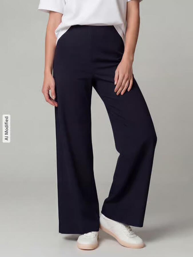 SEDUCTIVE Regular fit wijdte broek van viscosemix model 'KIMBERLEY' - Foto 3