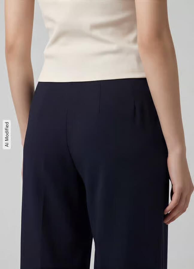 SEDUCTIVE Regular fit wijdte broek van viscosemix model 'NALEY' - Foto 2