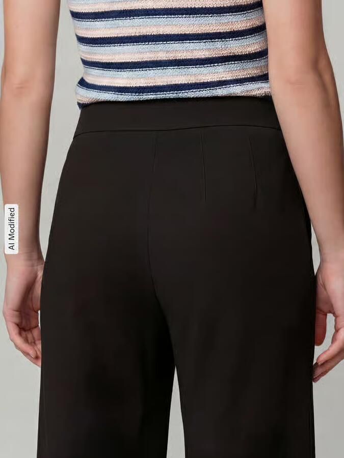 SEDUCTIVE Regular fit wijdte broek van viscosemix model 'NALEY'