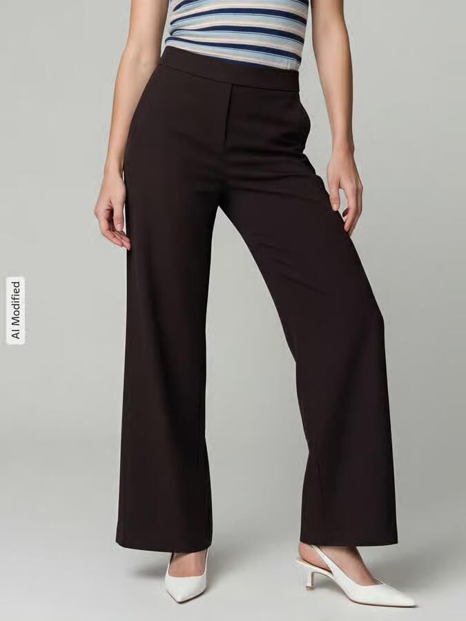 SEDUCTIVE Regular fit wijdte broek van viscosemix model 'NALEY' - Foto 2
