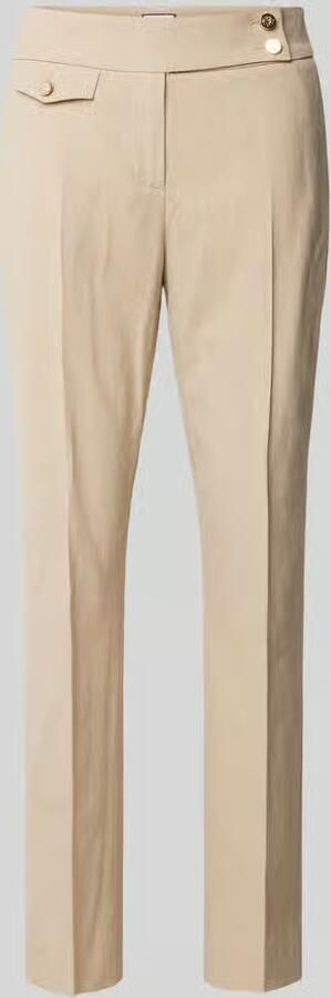 SEDUCTIVE Slim fit linnen broek met persplooien model 'INEZ' - Foto 2