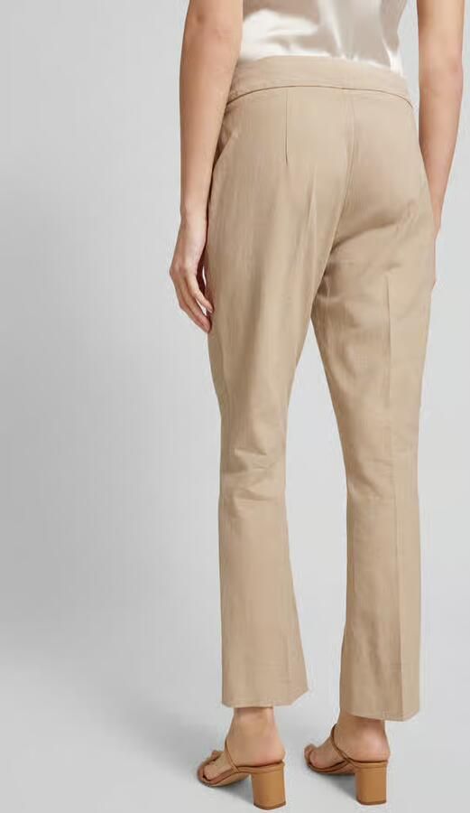 SEDUCTIVE Slim fit linnen broek met persplooien model 'INEZ' - Foto 2