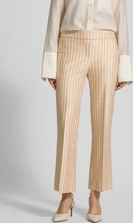 SEDUCTIVE Stoffen broek met verkorte pasvorm model 'NANETTE' - Foto 2
