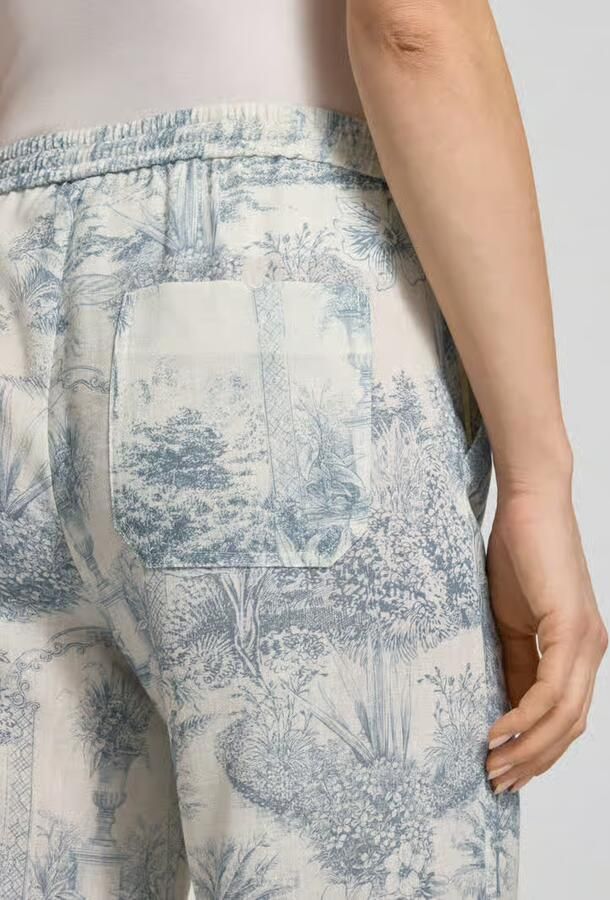 SEDUCTIVE Stoffen broek met elastische band model 'VIOLETTA'