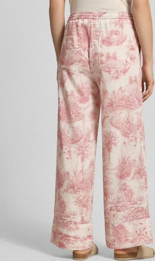 SEDUCTIVE Stoffen broek met elastische band model 'VIOLETTA'