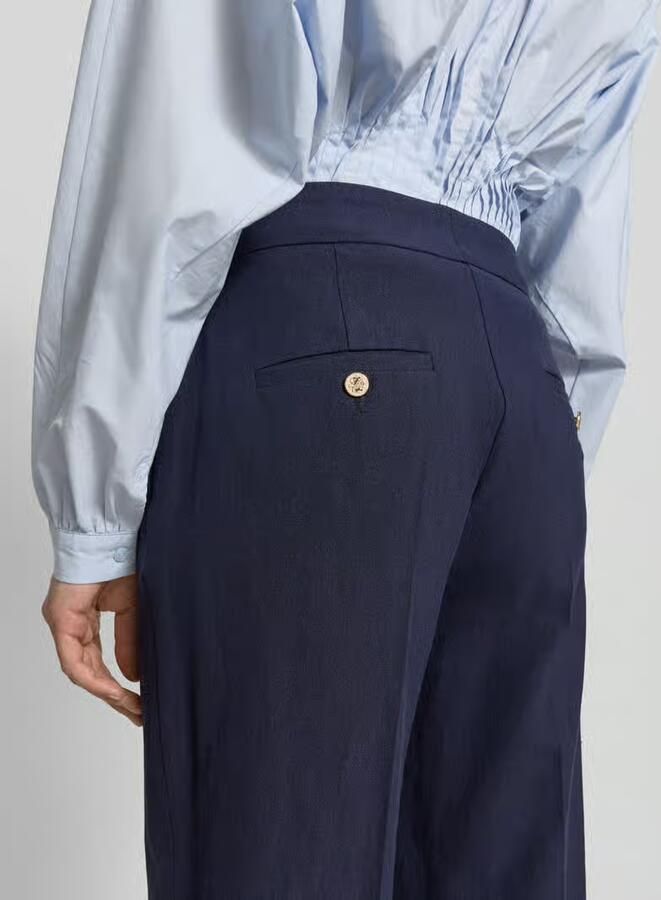 SEDUCTIVE straight fit linnenbroek met viscose model 'Alara'