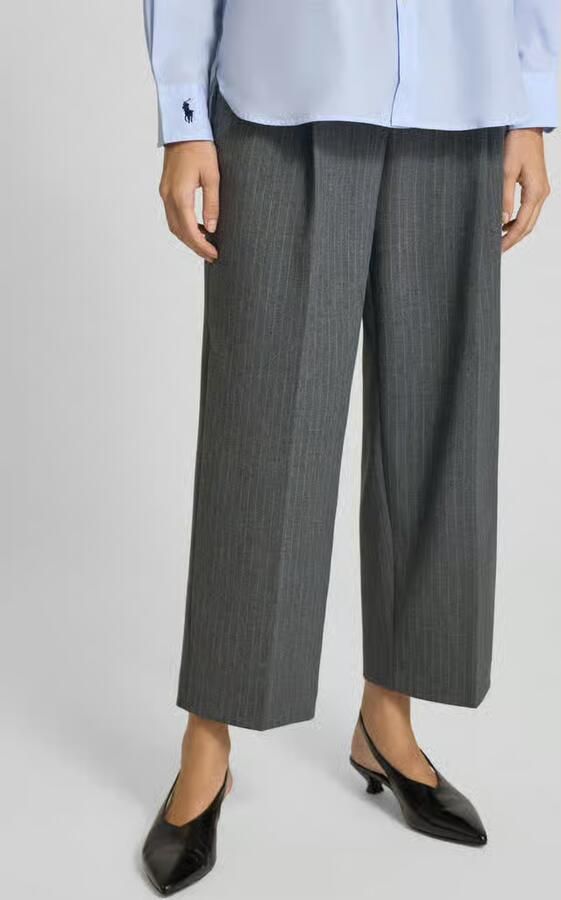 SEDUCTIVE Straight leg stoffen broek met bandplooien model 'SLOANNE' - Foto 2