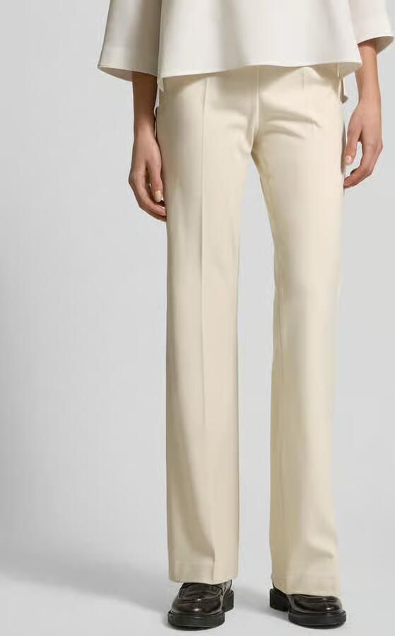 SEDUCTIVE Straight leg stoffen broek met elastische band model 'NANOU' - Foto 2