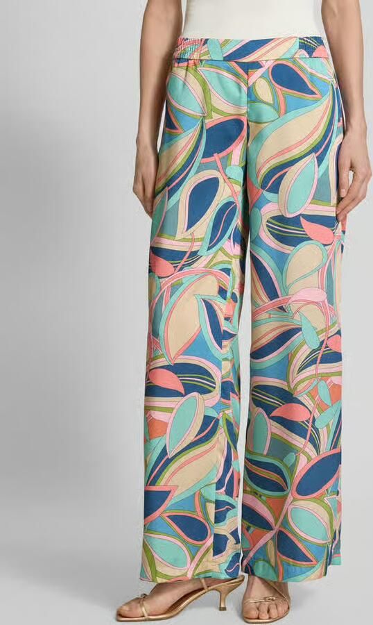 SEDUCTIVE Straight leg stoffen broek met elastische band model 'ROSANNE' - Foto 2