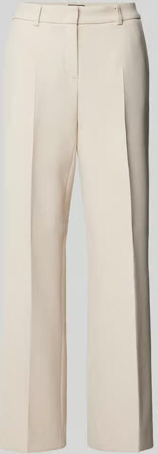 SEDUCTIVE Straight leg stoffen broek met persplooien model 'LUCA' - Foto 2