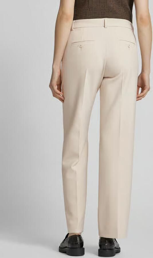 SEDUCTIVE Straight leg stoffen broek met persplooien model 'LUCA' - Foto 2