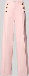 SEDUCTIVE Wide leg broek met persplooien model 'Bridget'