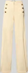 SEDUCTIVE Wide leg broek met persplooien model 'Bridget'