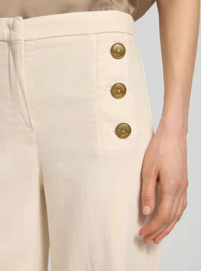 SEDUCTIVE Wide leg broek met persplooien model 'Bridget'