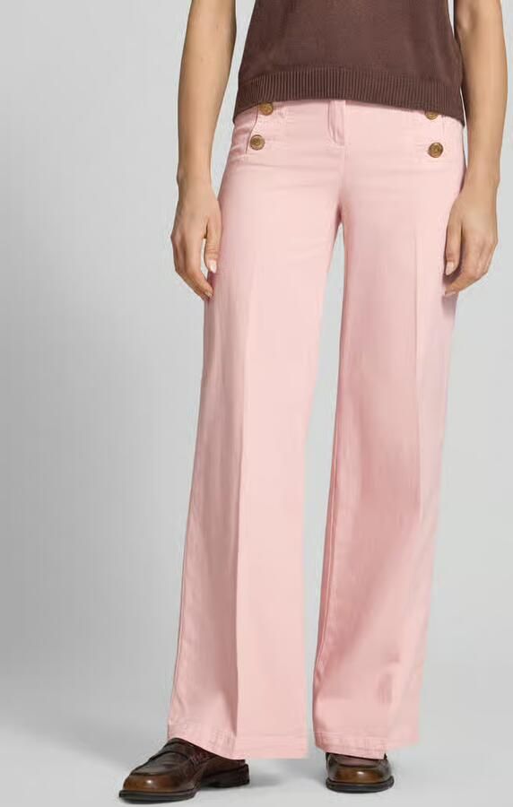 SEDUCTIVE Wide leg broek met persplooien model 'Bridget' - Foto 2