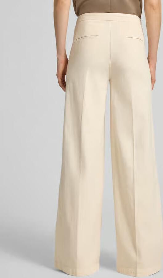 SEDUCTIVE Wide leg broek met persplooien model 'Bridget'