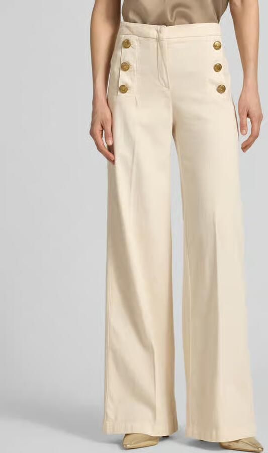 SEDUCTIVE Wide leg broek met persplooien model 'Bridget' - Foto 3