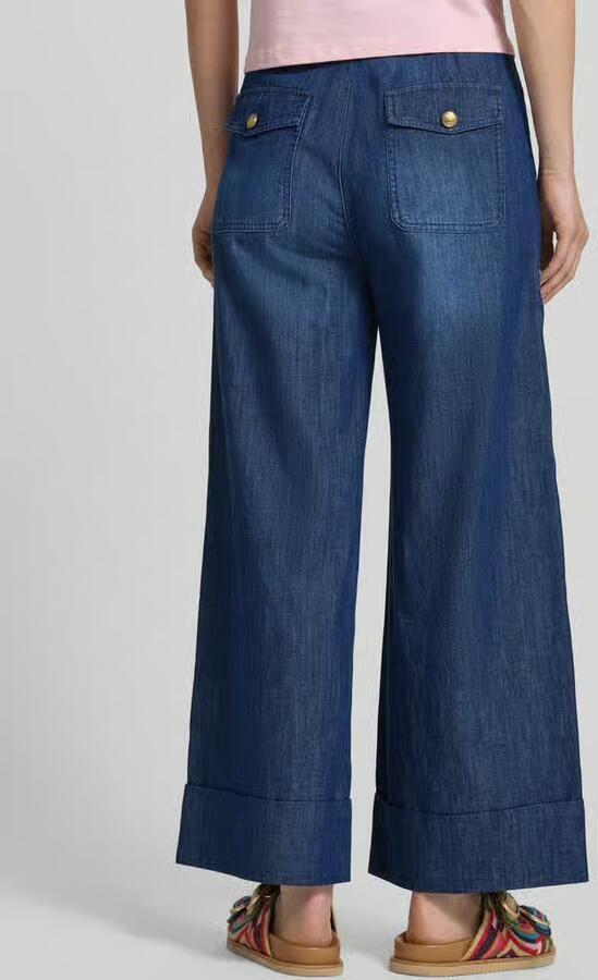 SEDUCTIVE Wide leg jeans in verkorte pasvorm model 'VELINA' - Foto 3