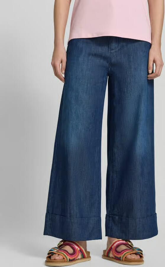 SEDUCTIVE Wide leg jeans in verkorte pasvorm model 'VELINA' - Foto 2