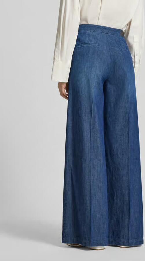 SEDUCTIVE Wide leg jeans met knopen model 'BRIDGET'
