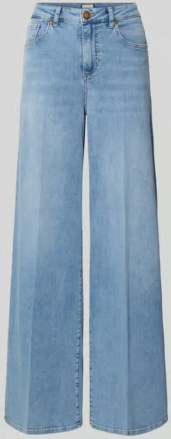 SEDUCTIVE Wide leg Jeans met persplooien Model 'MAURY' - Foto 2