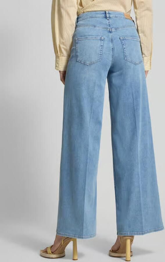 SEDUCTIVE Wide leg Jeans met persplooien Model 'MAURY'