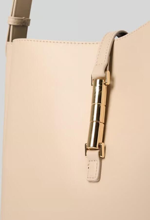 Seidenfelt Crossbody tas in leerlook model 'LOVIISA'